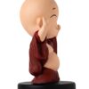 maroon color happy buddha bobblehead side look