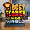best teacher wooden trophy
