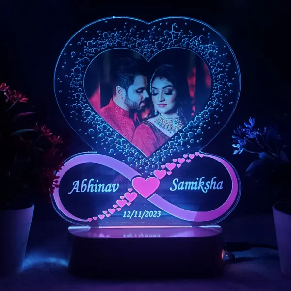 acrylic photo lamp